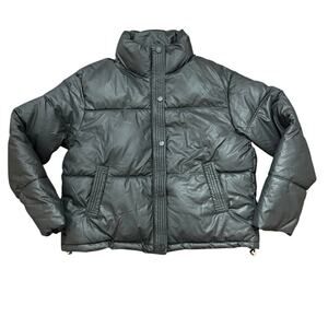 Express Women’s Size S Black Puffer Jacket $128 MSRP